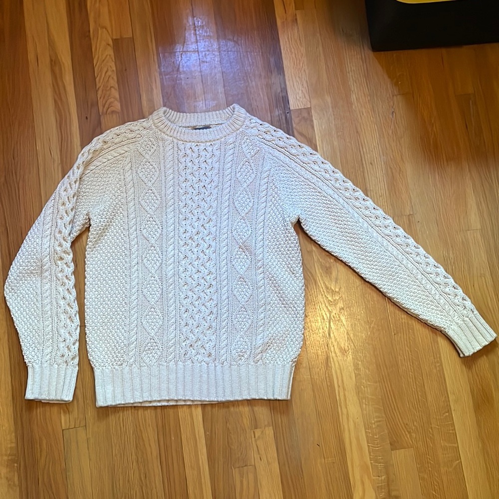 L.L. Bean Signature M’s Fisherman Sweater, Size M